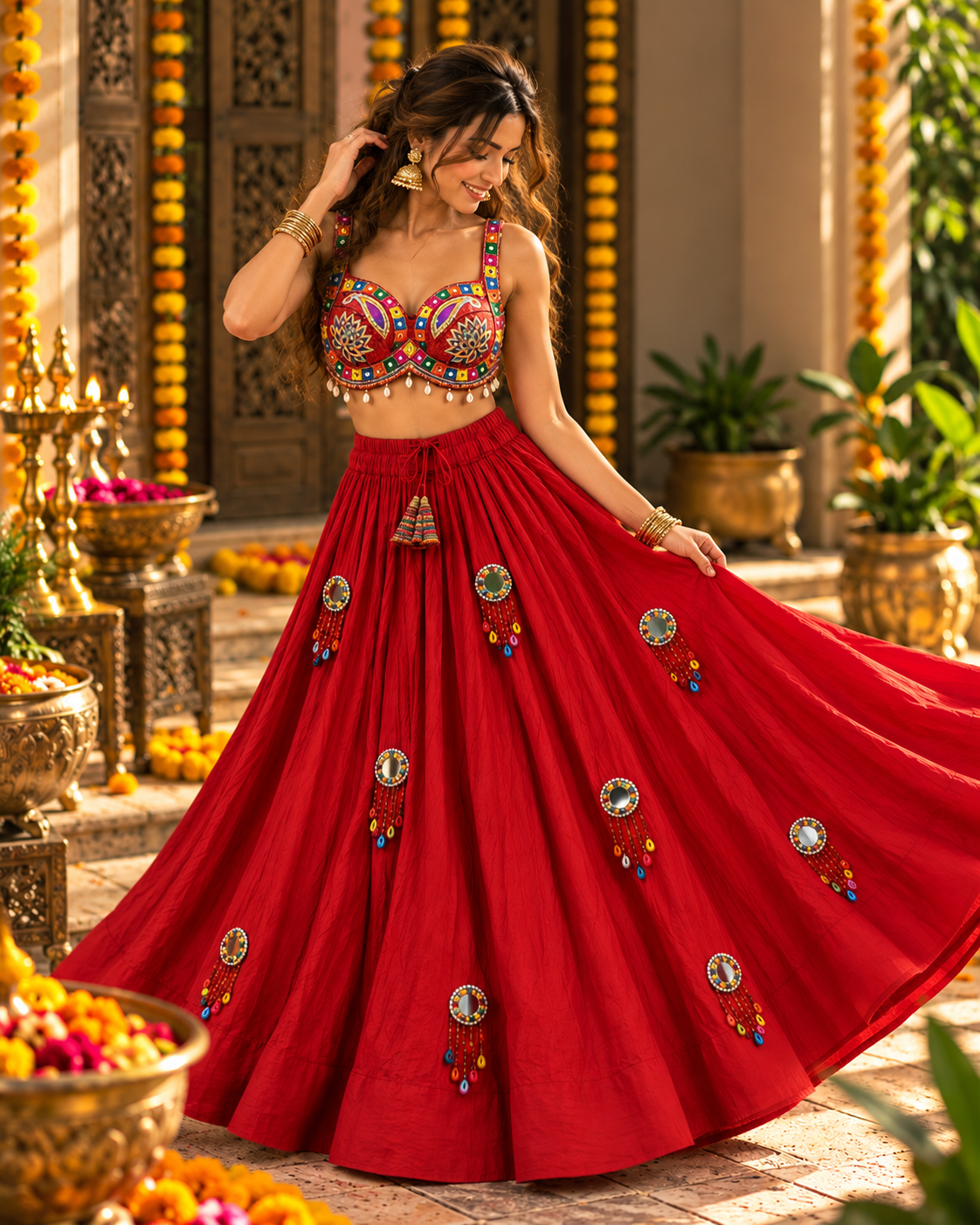 Raas Rani – Navarathri Lehenga Set — Havnme fashion UAE