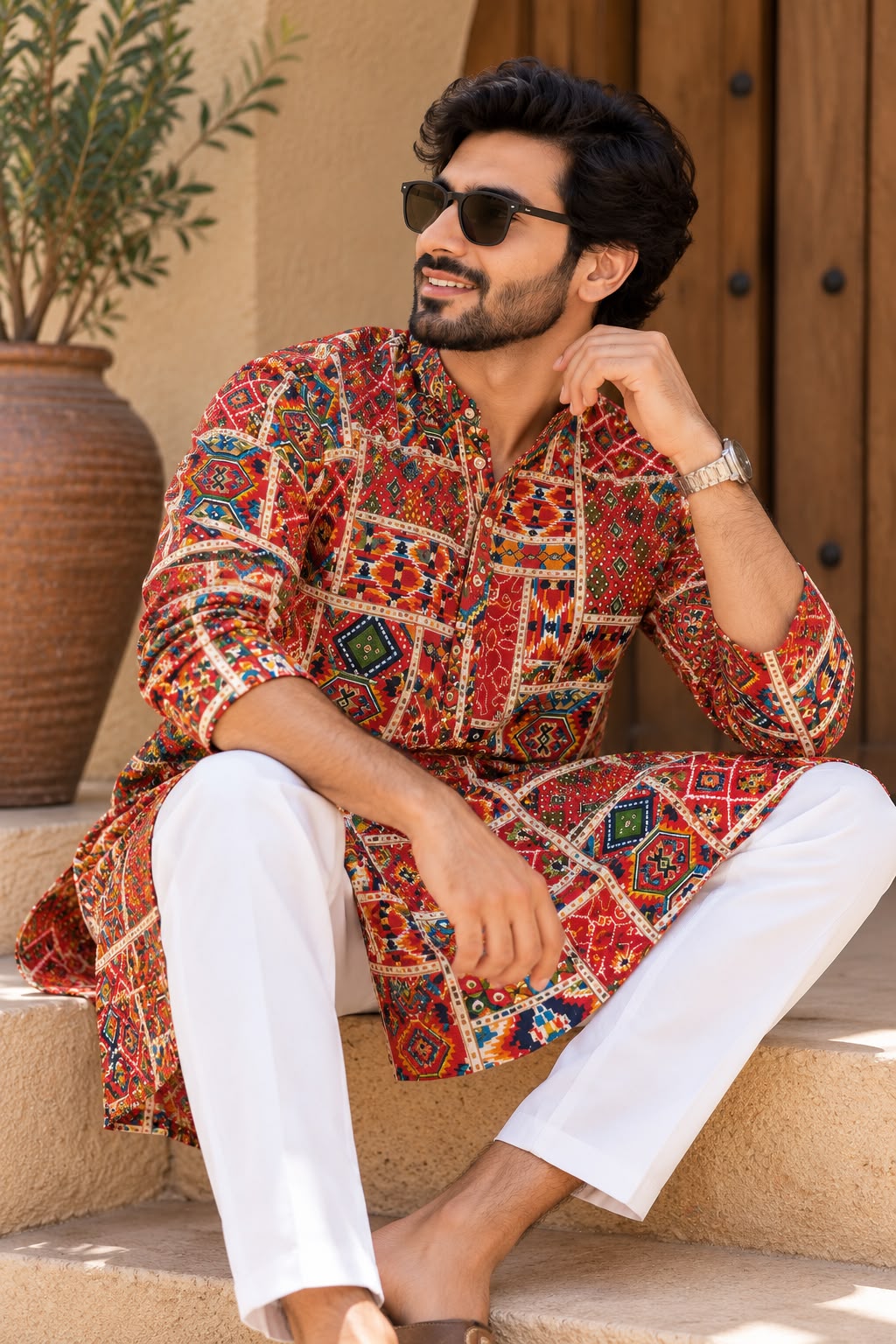 HAVN Mosaic Heritage Kurta