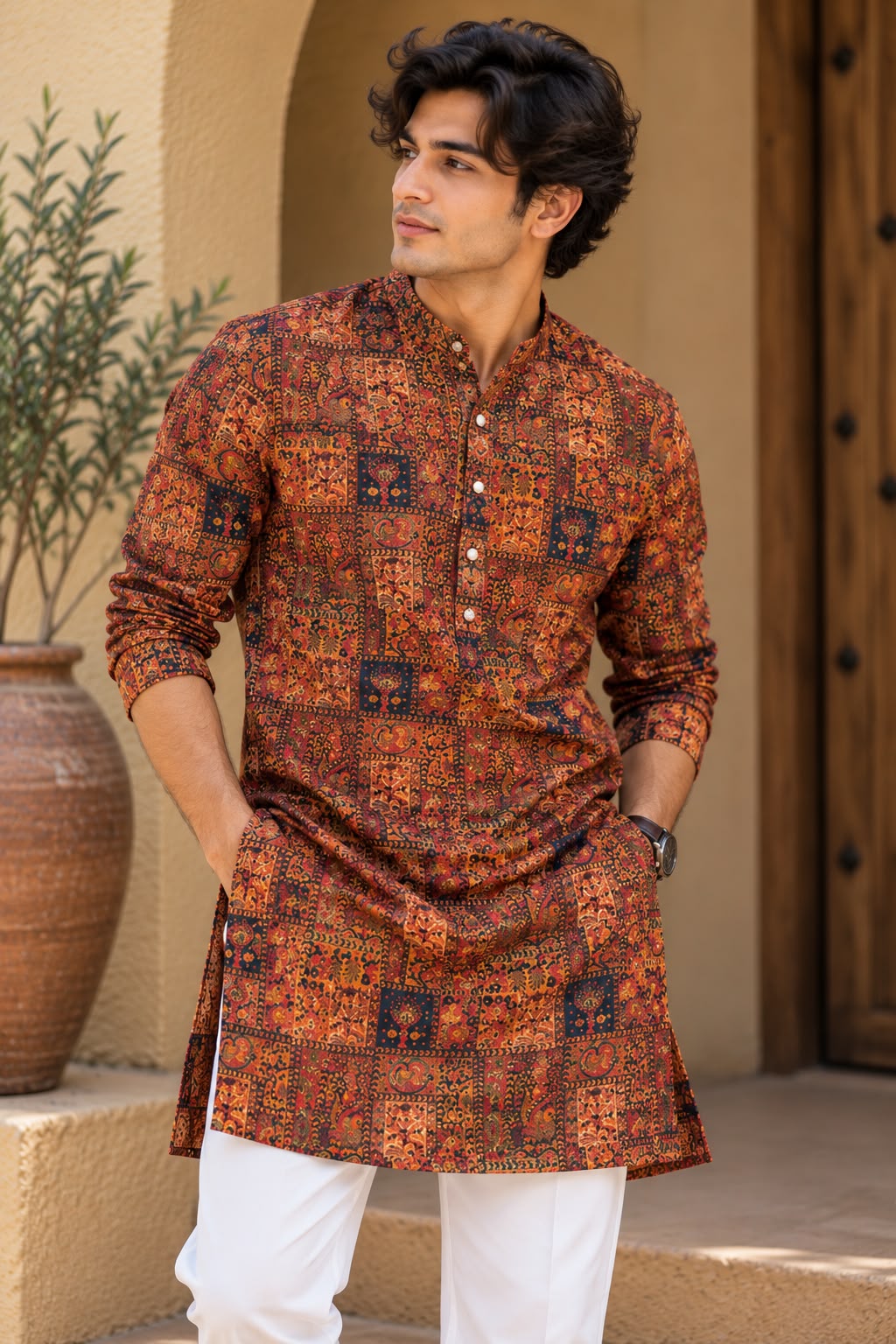 HAVN Terra Heritage Kurta — Havnme fashion UAE