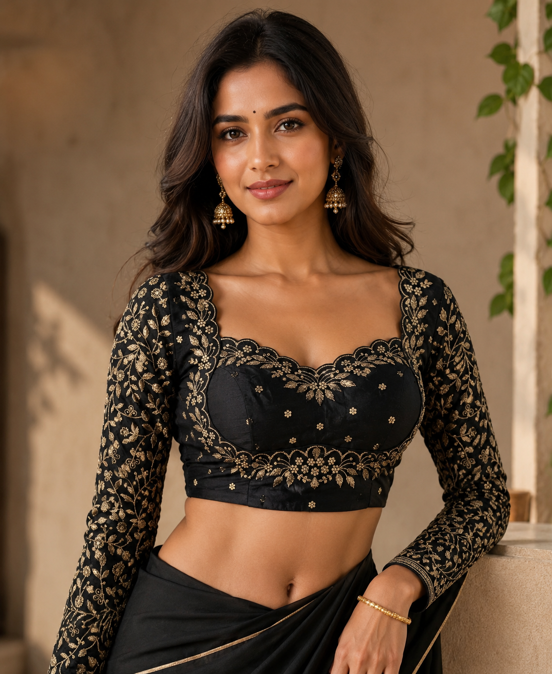 Evara Blouse - Black