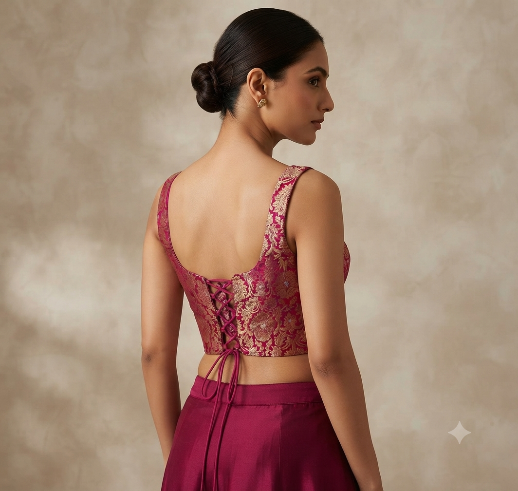 The Muse Blouse - Wine