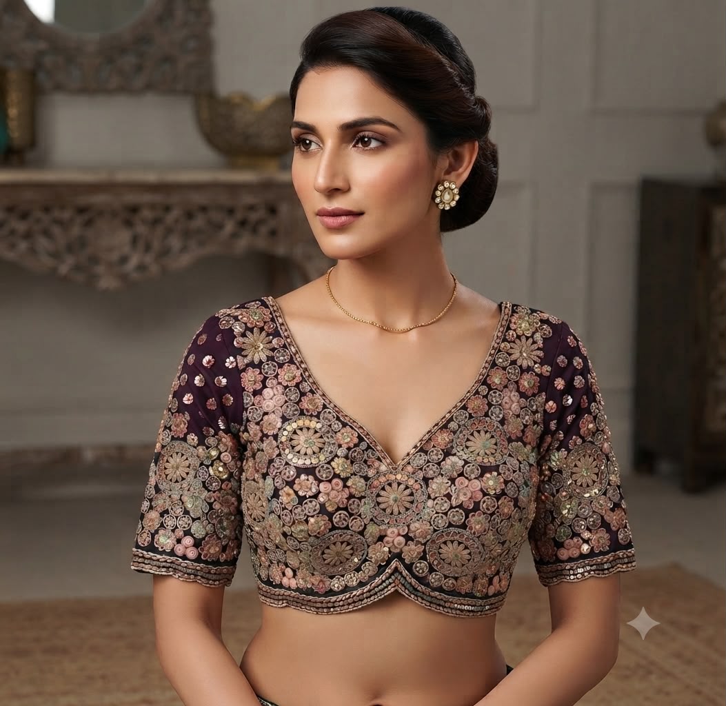 Blossom Blouse - Wine