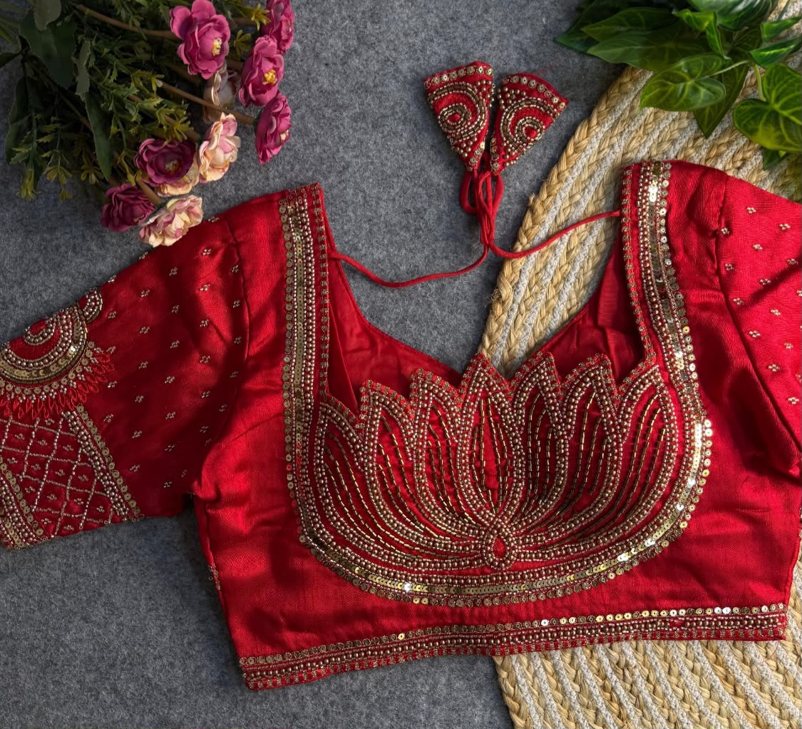 Lotus Noir Blouse:
