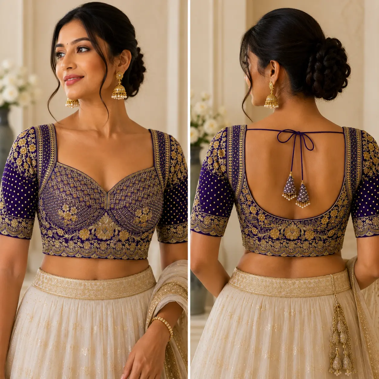 Royal Amethyst Blouse