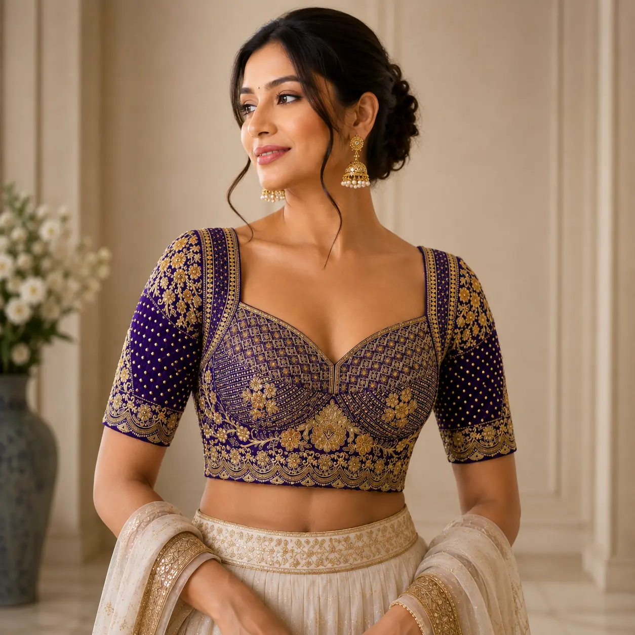 Royal Amethyst Blouse