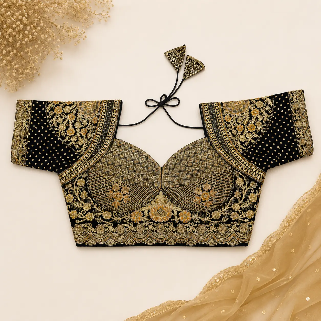Midnight Maharani Blouse