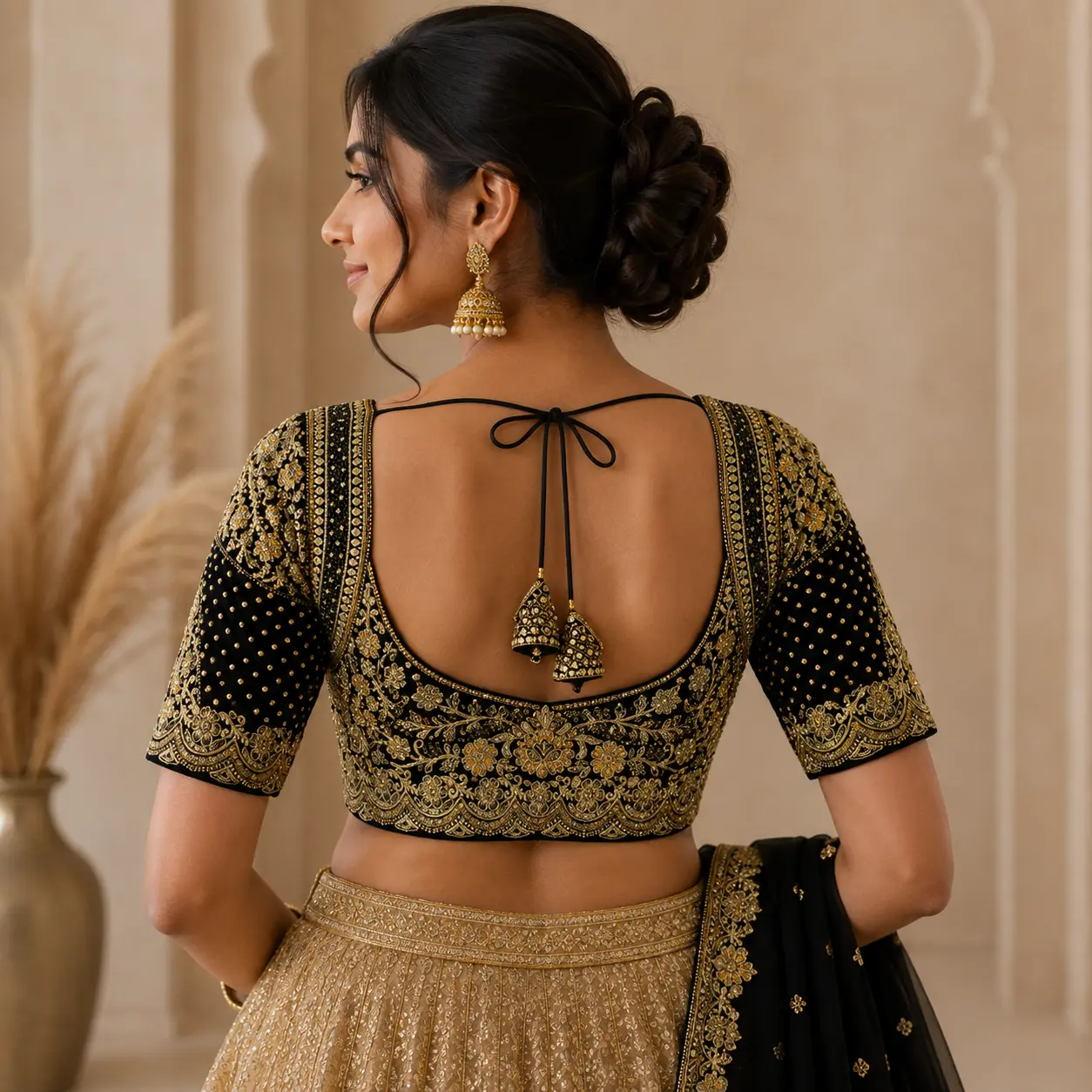 Midnight Maharani Blouse