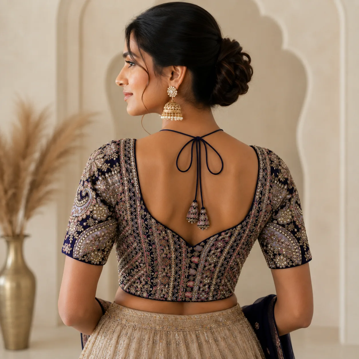 Royal Paisley Blouse