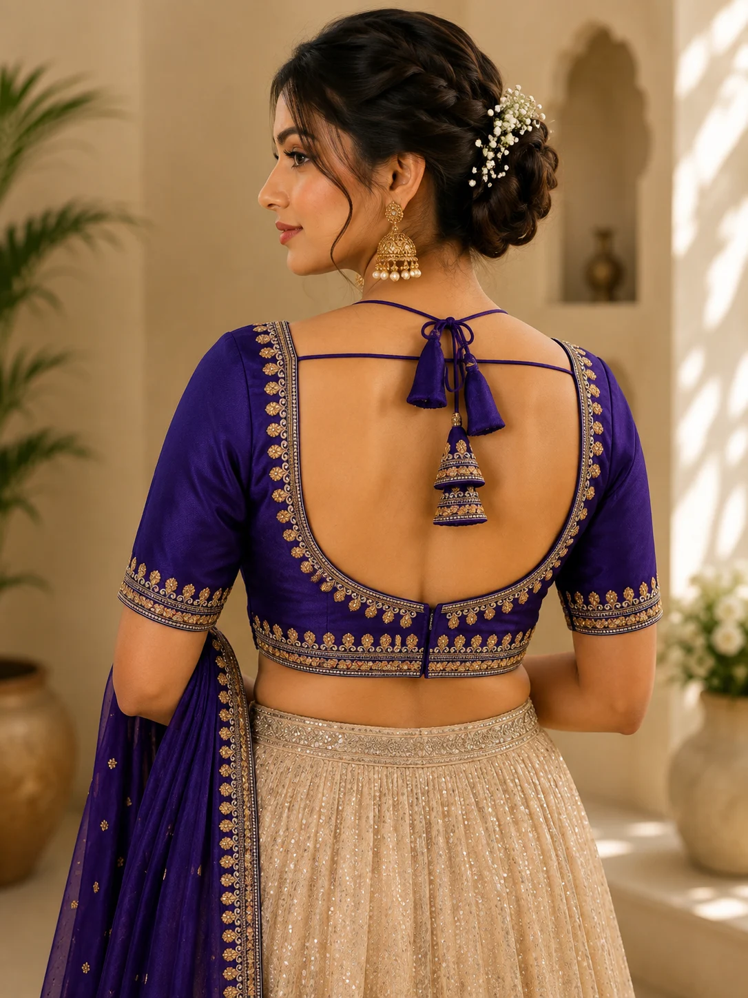 Royal Violet Blouse