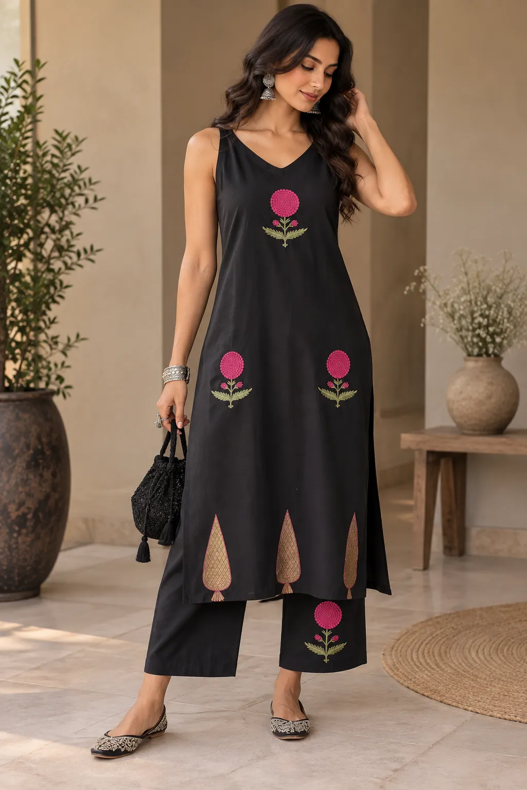 Noir Bloom Co-ord Set — Havnme fashion UAE